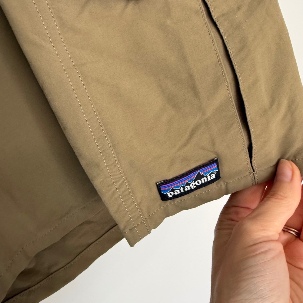 H9 Patagonia Gi III Cargo Shorts Mens XL Green Khaki Nylon Belted Hiking Outdoor - Picture 4 of 8
